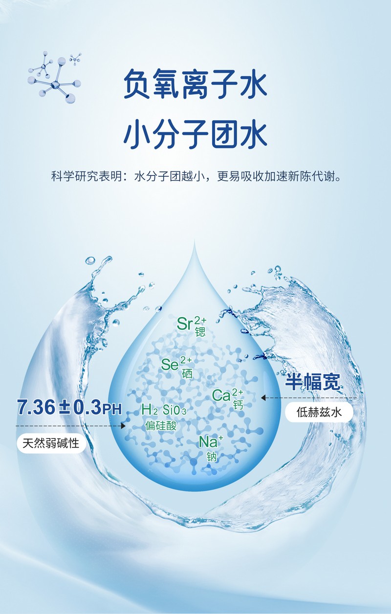长寿之乡蕉岭 寿乡壹号 天然弱碱性山泉水 360ml*24瓶/件