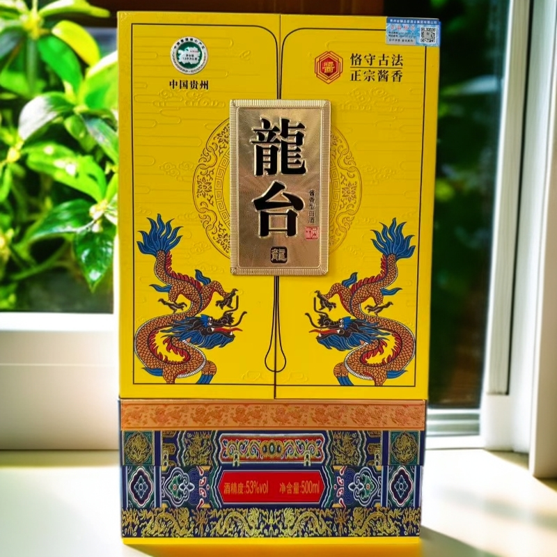 传统12987酿造工艺 53度龍台【龙腾吉祥】500ml*6盒/箱