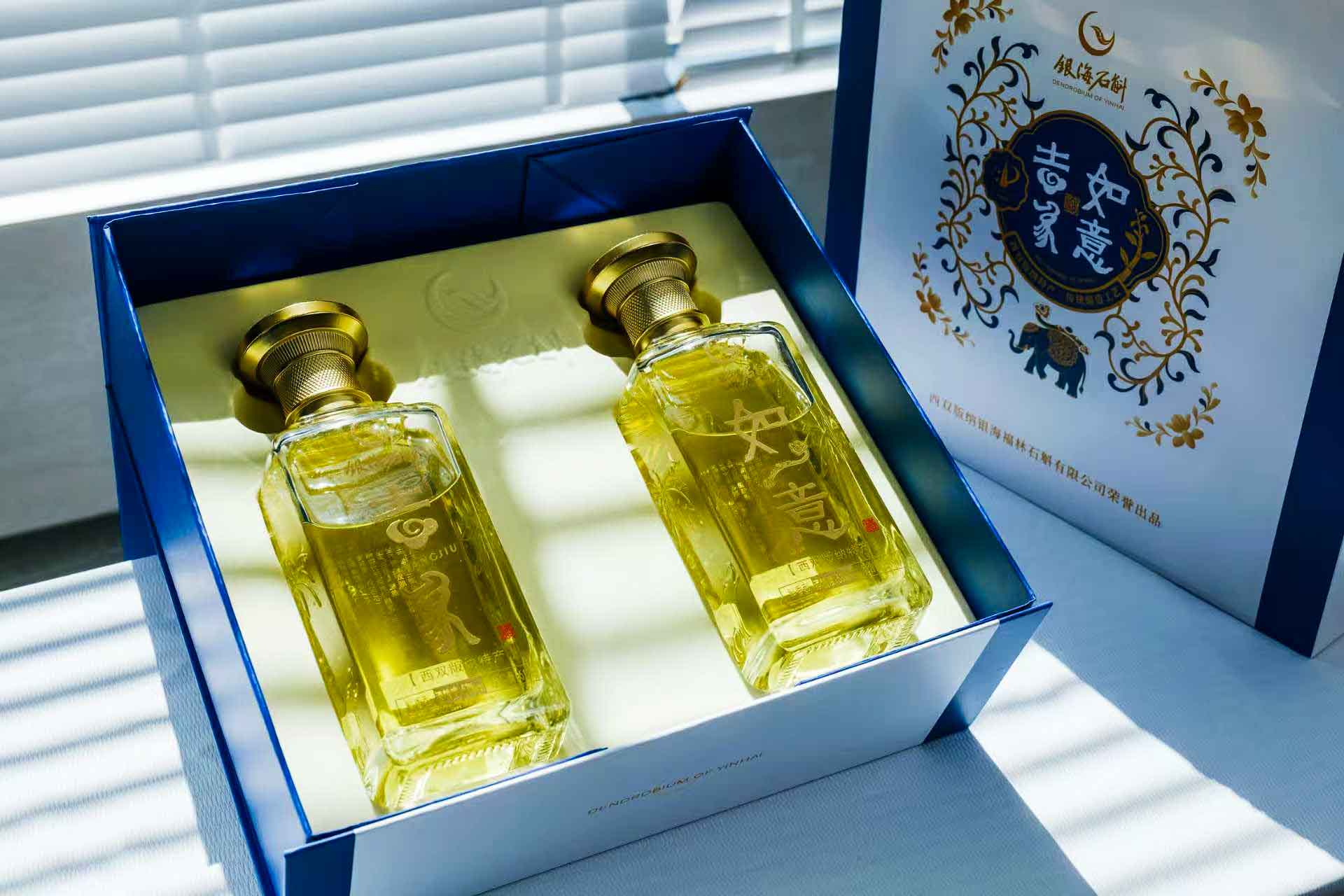 石斛酒 吉祥如意 53%vol小曲铜锅古法酿造高档云南白酒 500ml/瓶