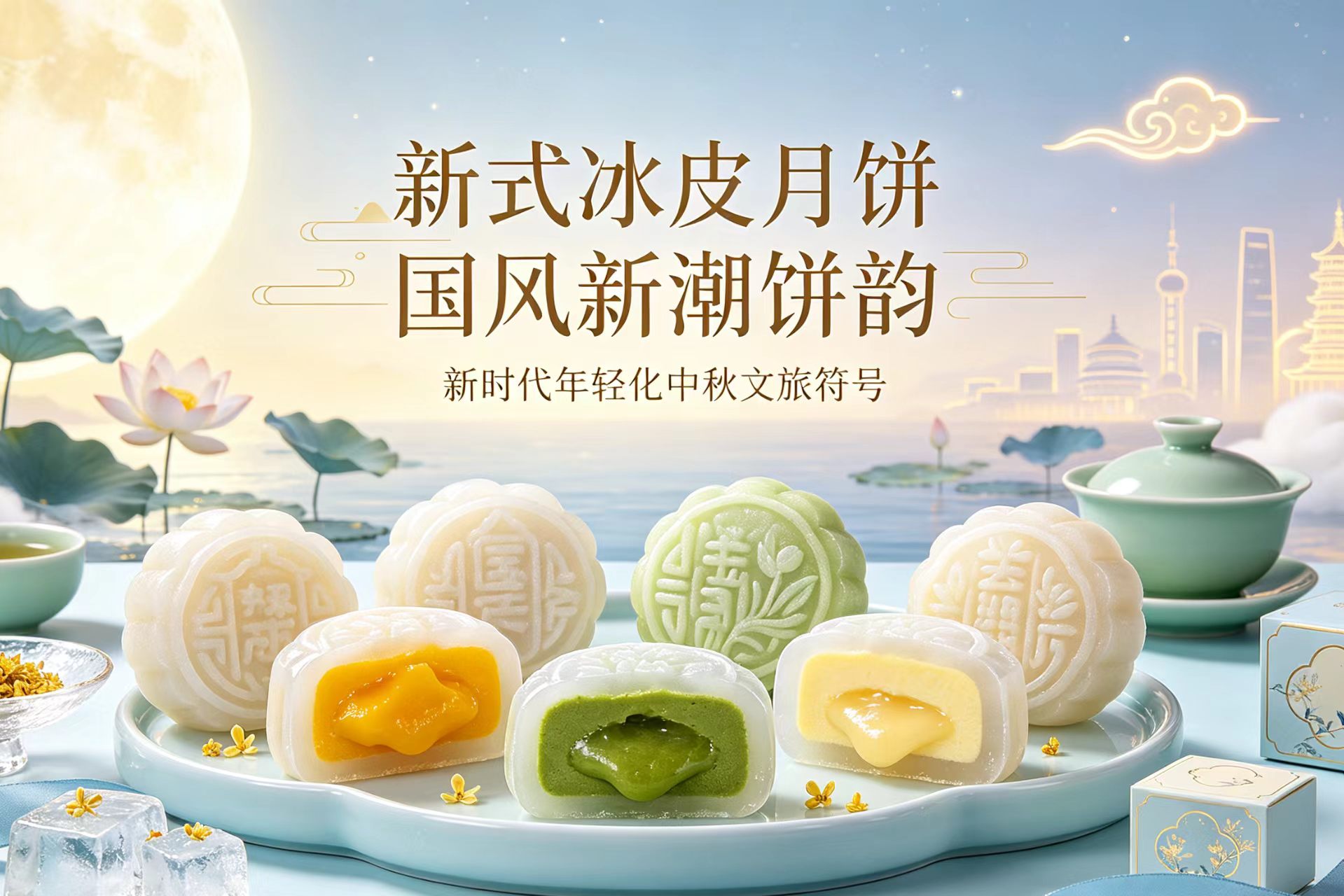 文旅发现|新式冰皮月饼:国风新潮饼韵,新时代年轻化中秋文旅符号